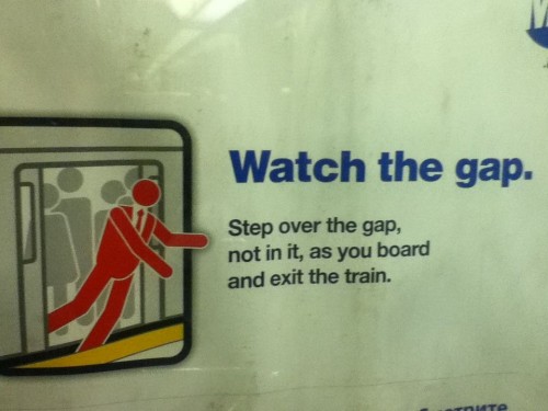 New York subway sign
