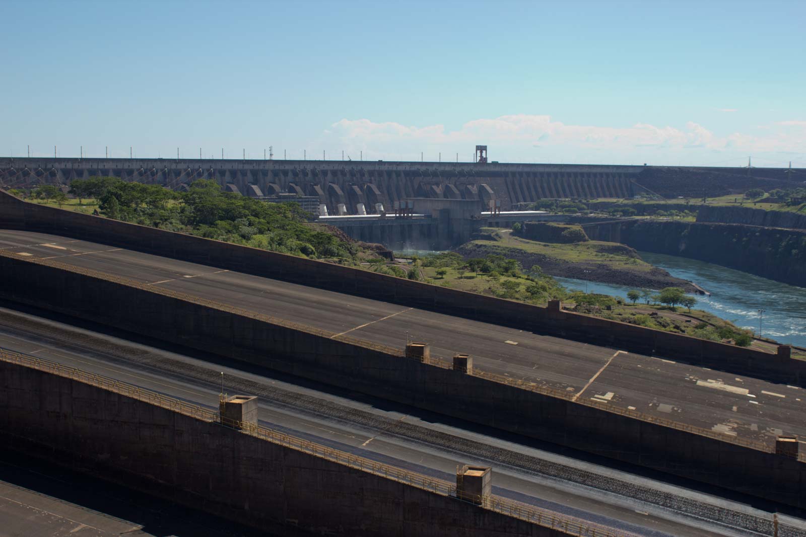 visiting itaipu dam in paraguay, the biggest dam in the world