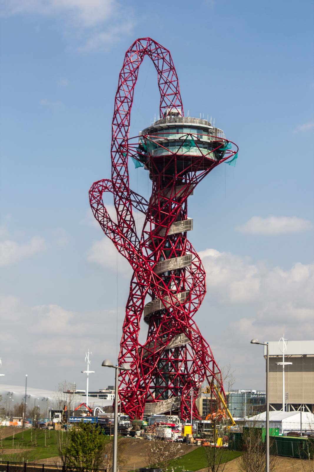 Construction on the London Olympic Site