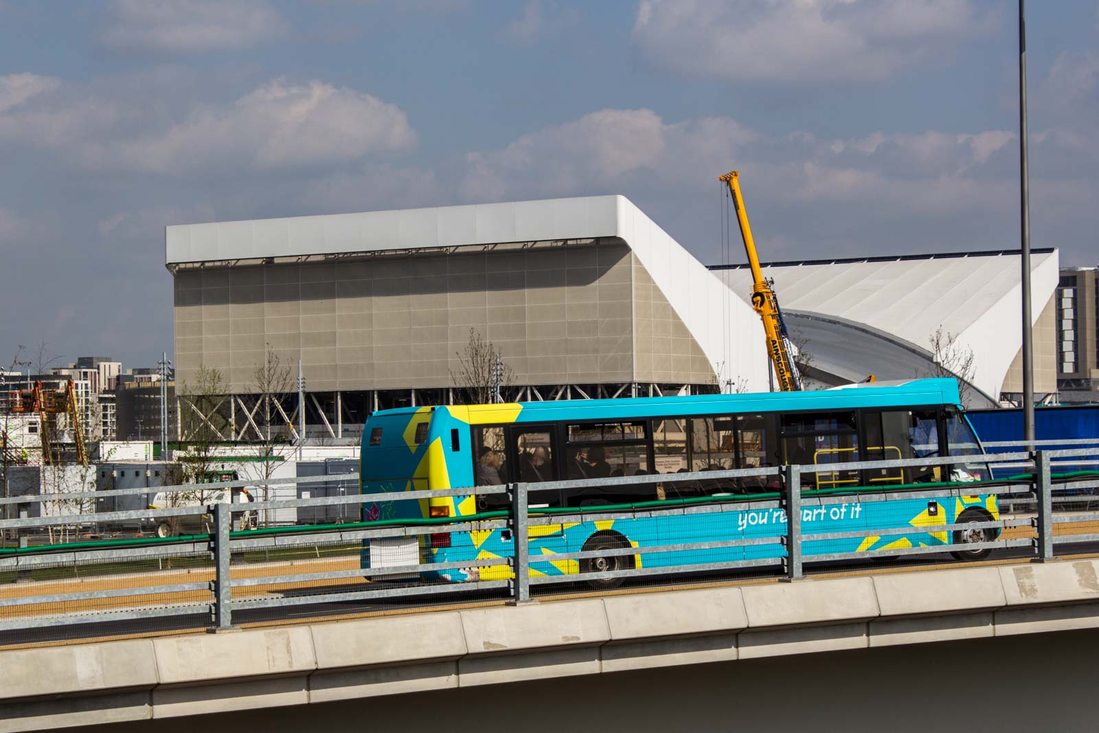 Construction on the London Olympic Site