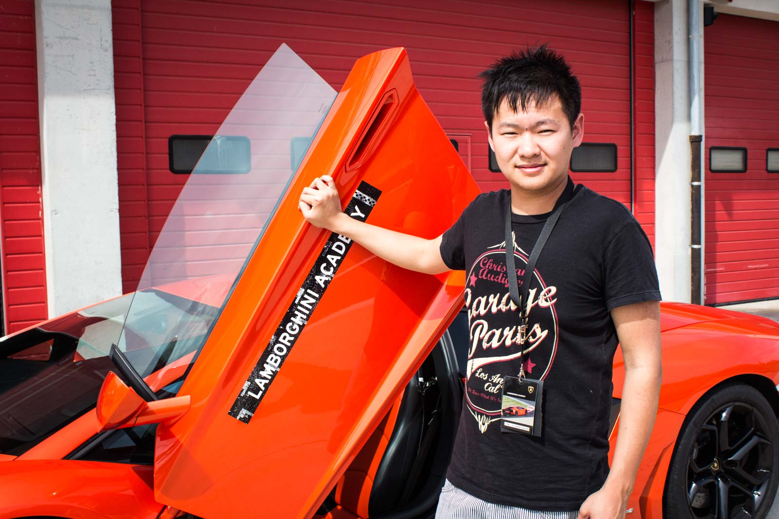 Who goes to the Lamborghini Academy in Italy?