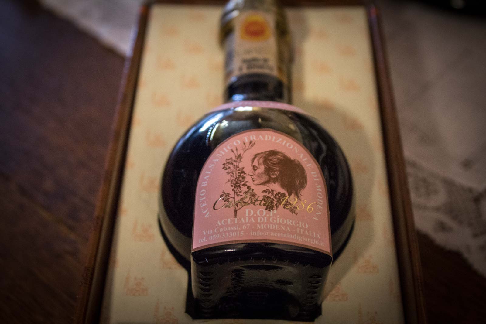 best balsamic vinegar in Modena, Italy