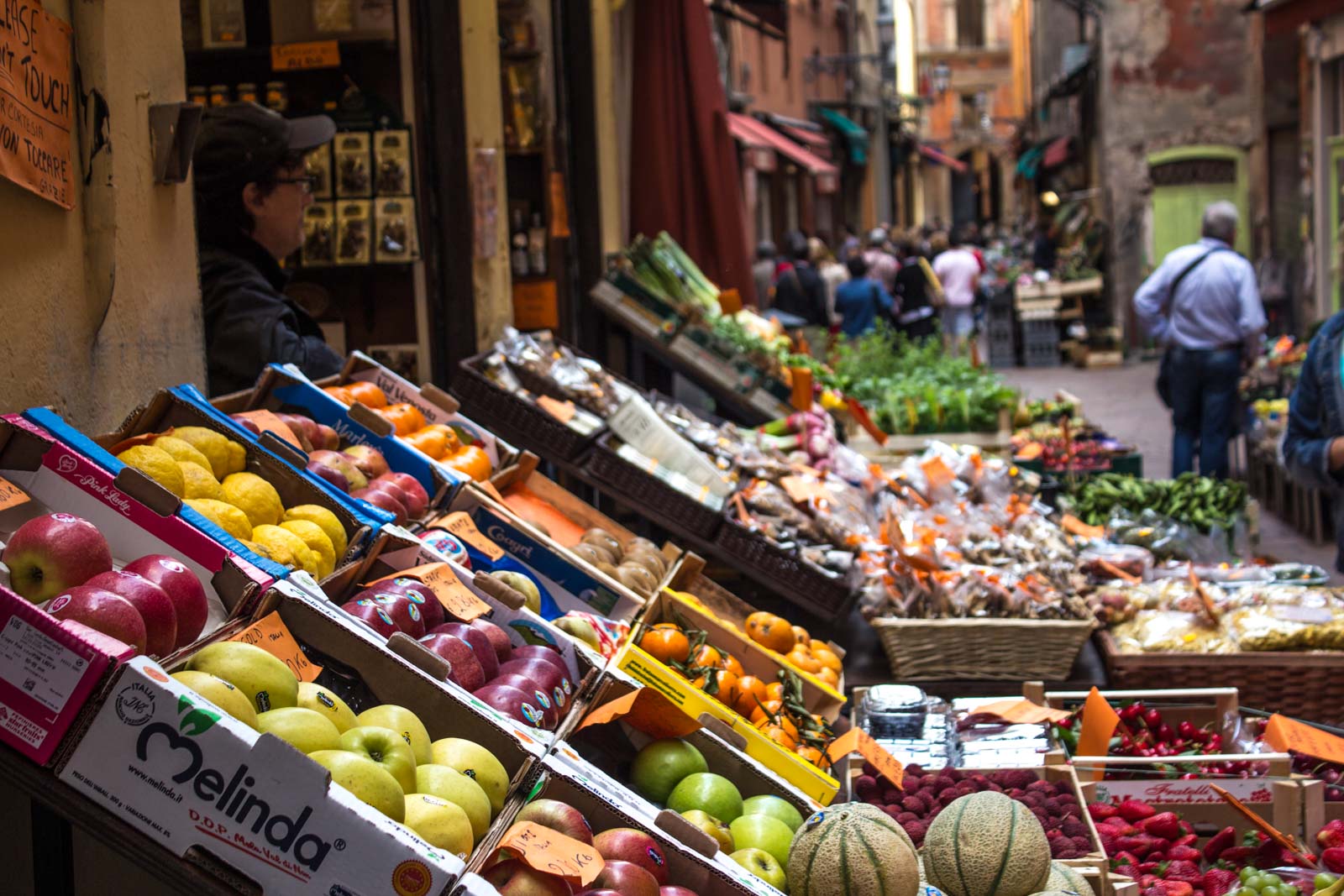 Bologna, the capital of Emilia Romagna, Italy