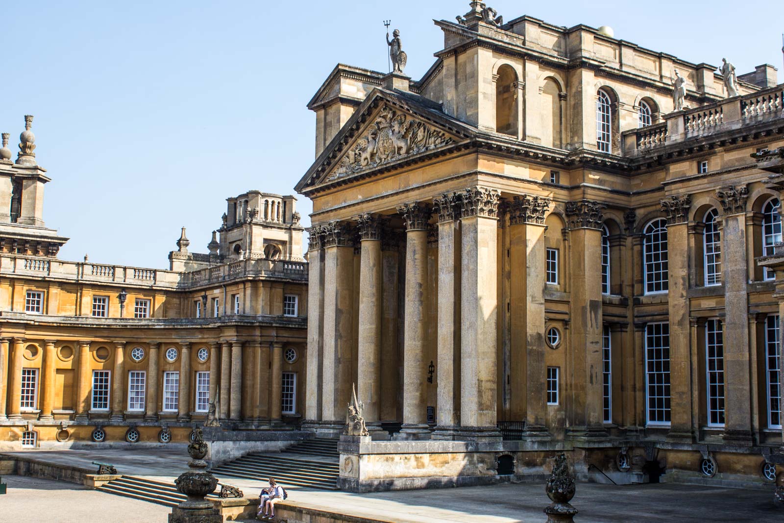 Visiting Blenheim Palace near Oxford, England