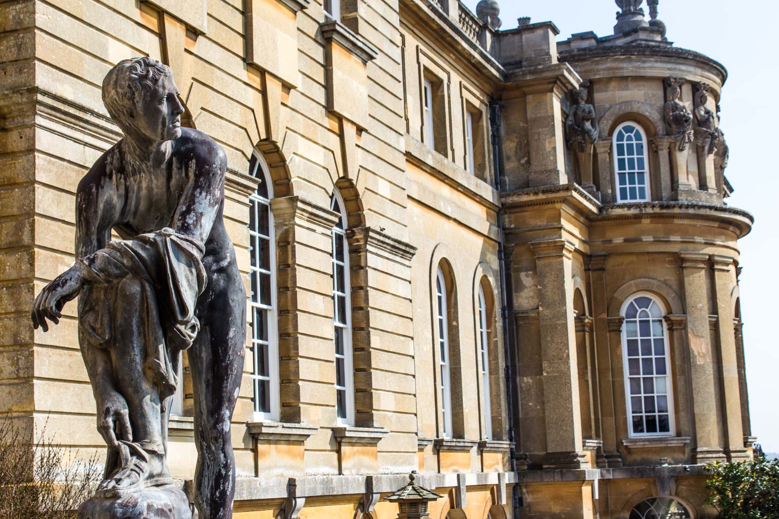 Visiting Blenheim Palace near Oxford, England