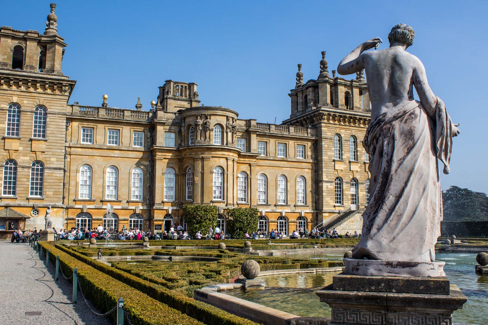 Visiting Blenheim Palace near Oxford, England