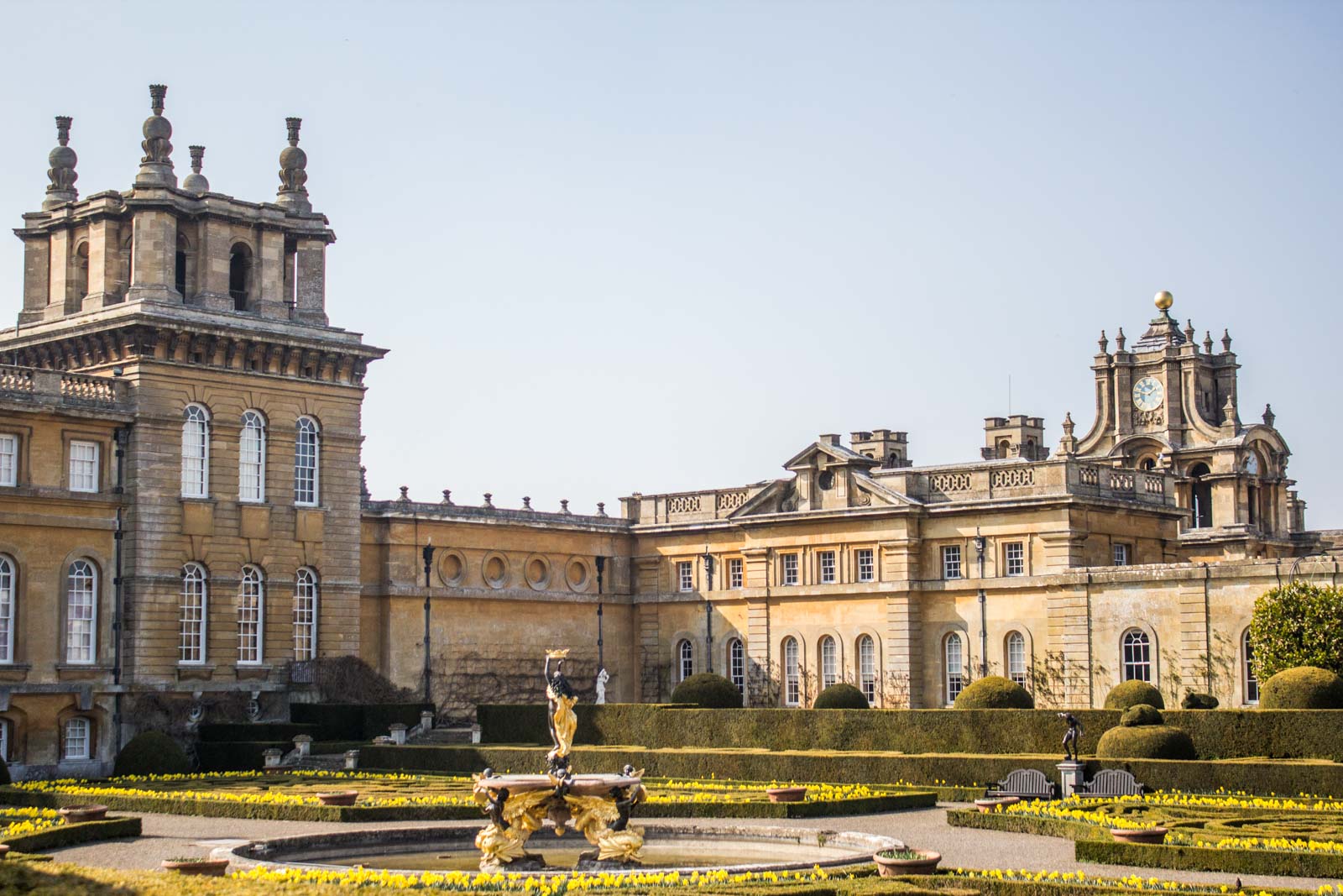 Visiting Blenheim Palace near Oxford, England