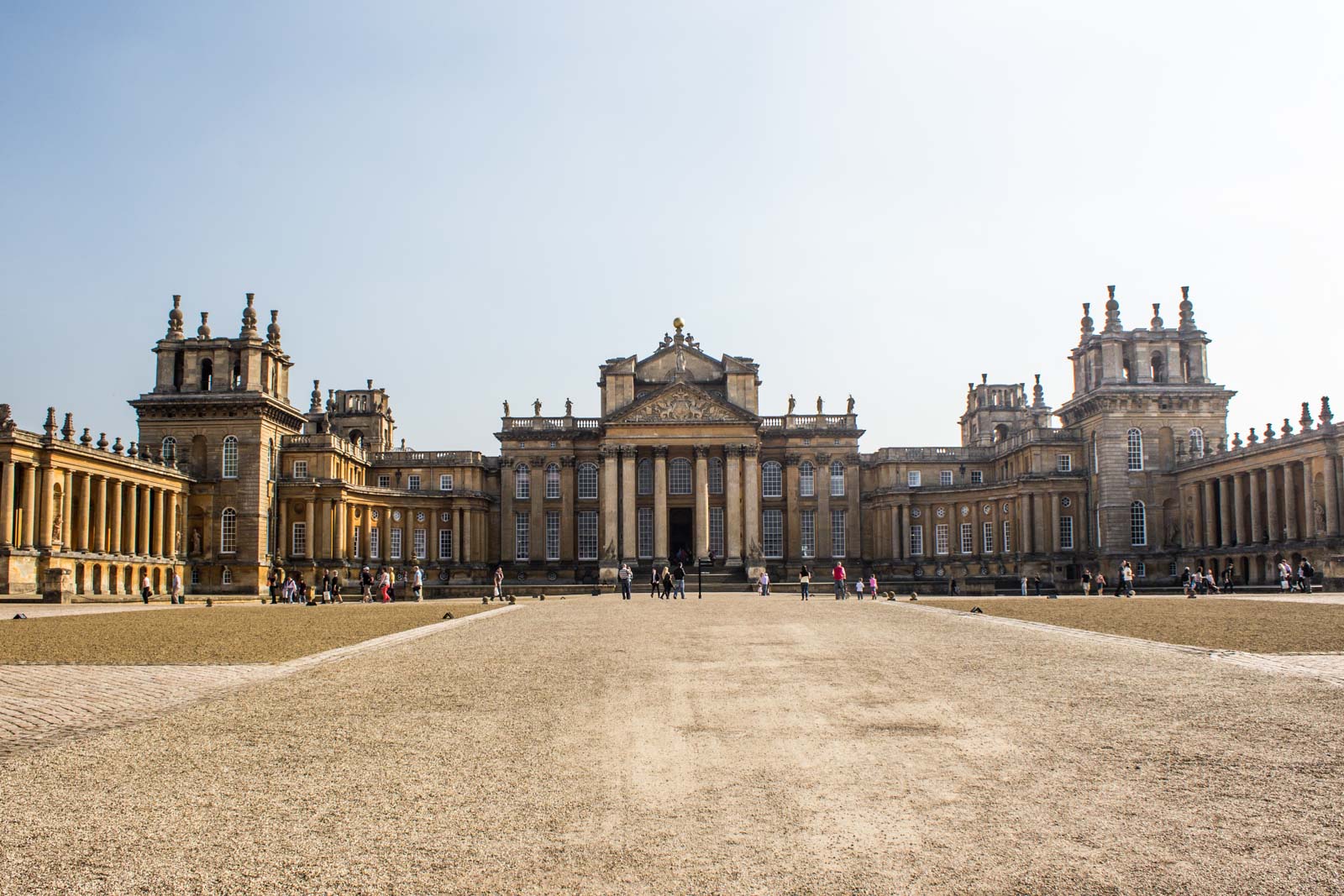 Visiting Blenheim Palace near Oxford, England
