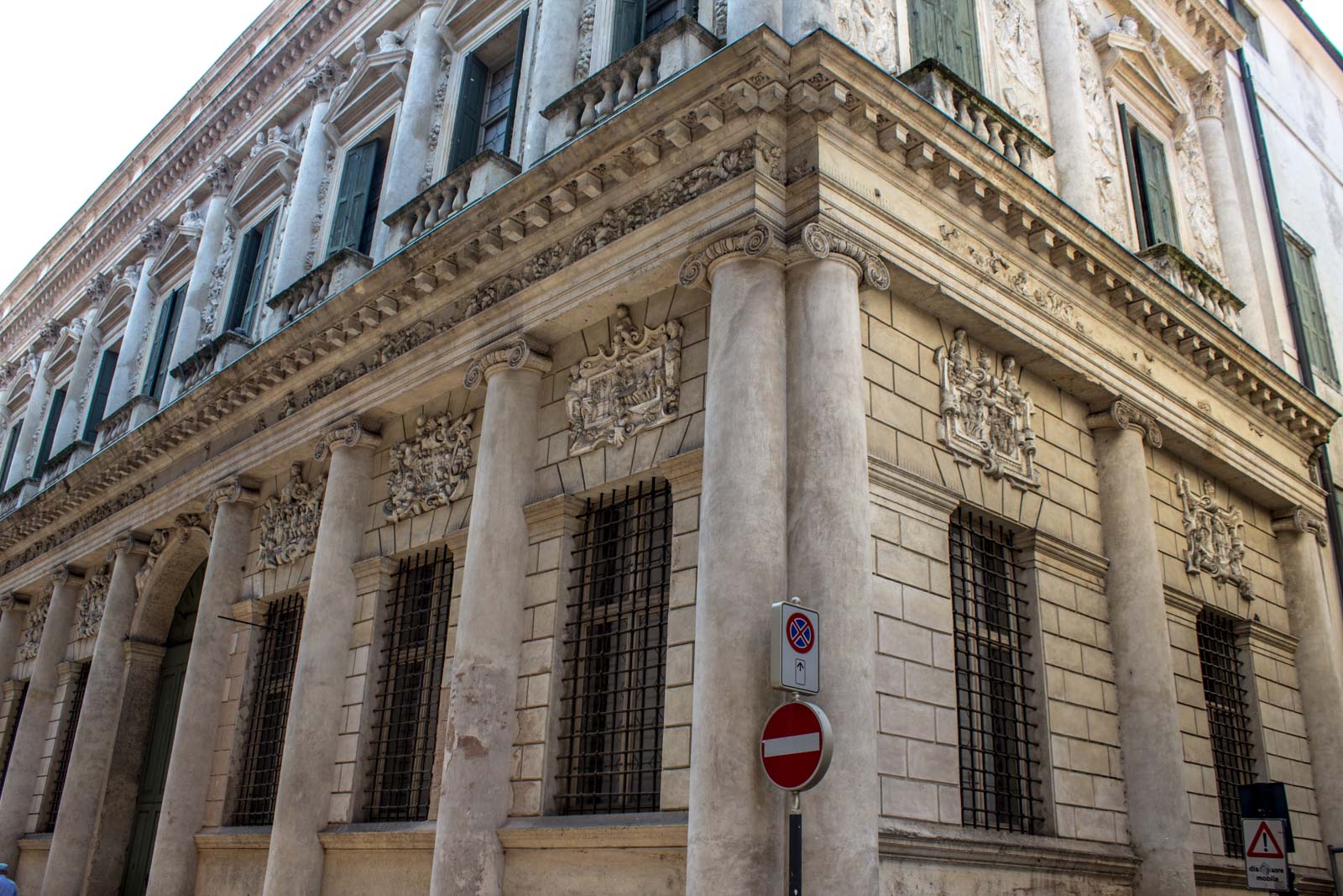 The architecture of Andrea Palladio at Vicenza, Italy