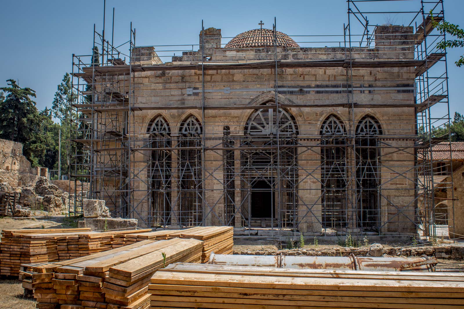 Daphni monastery, Athens, Greece