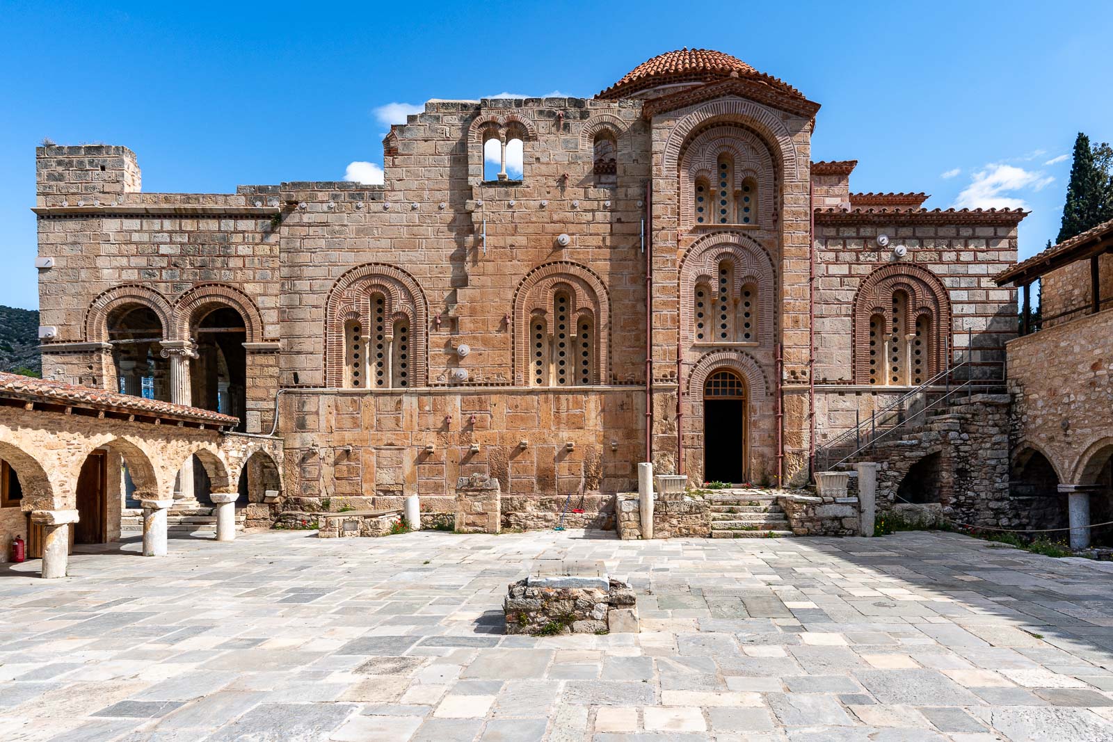 Exterior of the Daphni Monastery, Athens