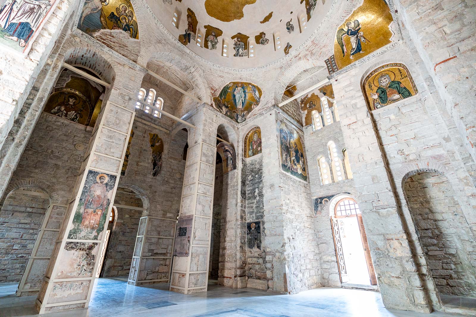 Interior of Daphni Monastery, Athens