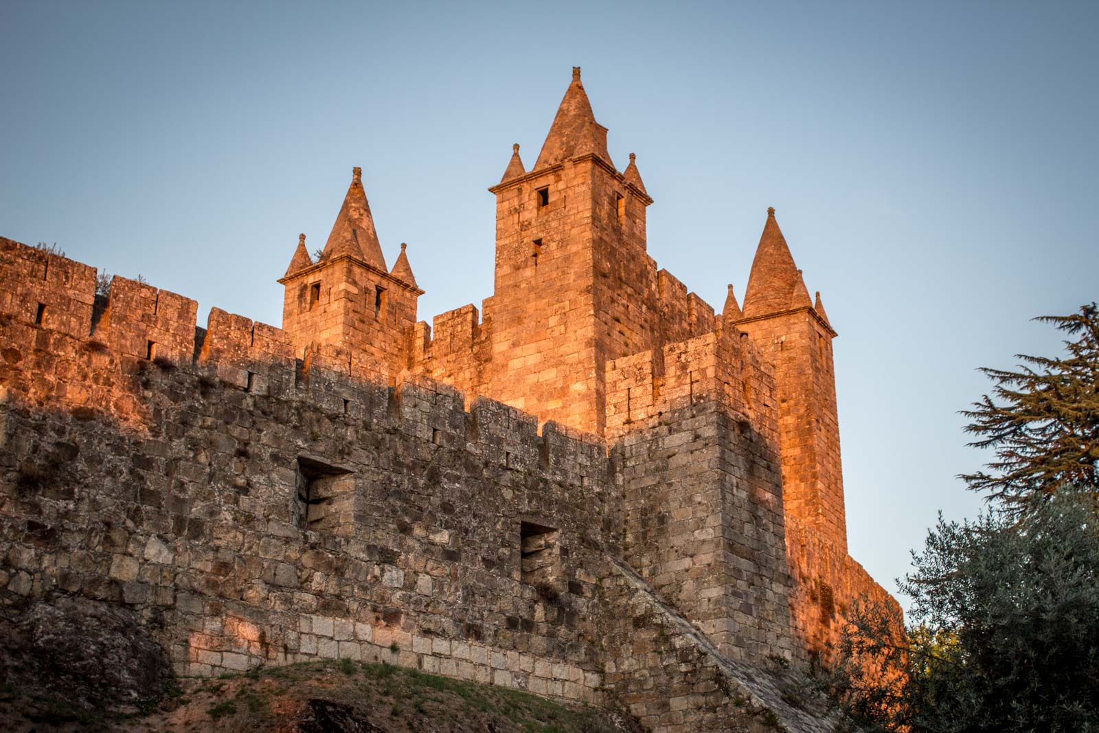 Santa Maria da Feira Castle A medieval evening in Portugal
