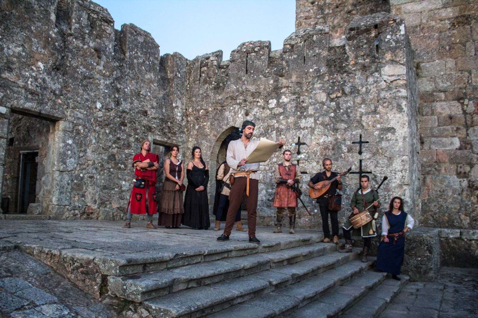 Santa Maria da Feira Castle A medieval evening in Portugal