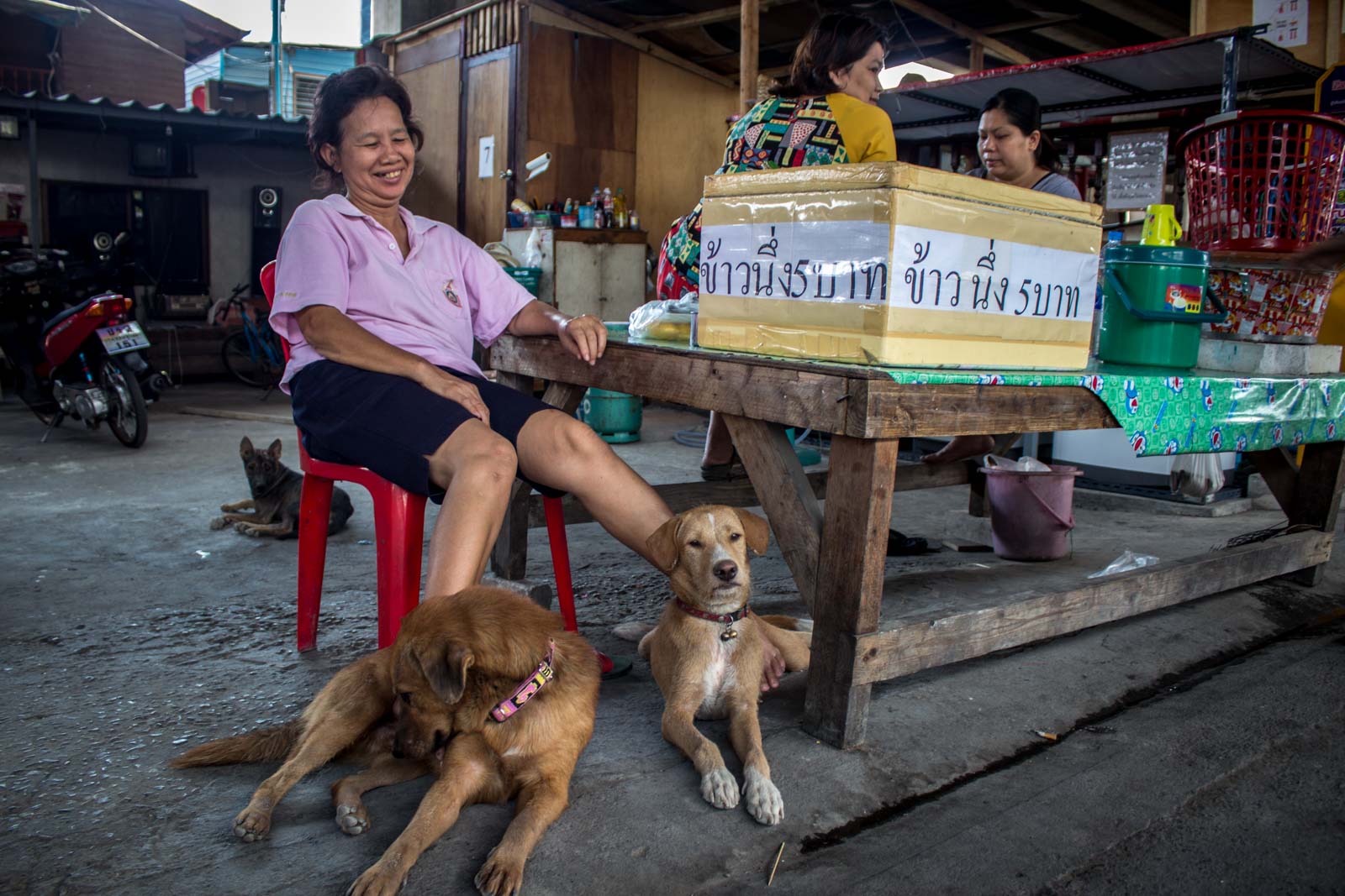 klong toey, bangkok, slum, helping hands, munjai cafe, cooking with poo
