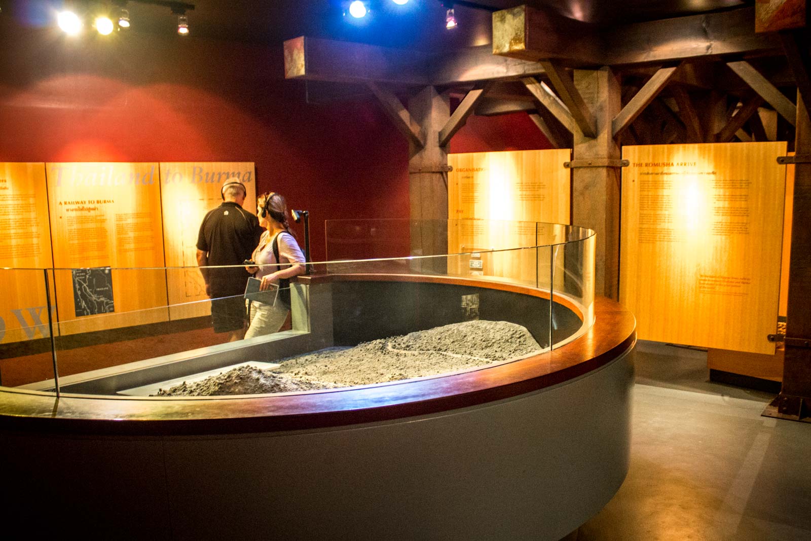 Hellfire Pass, Thailand Burma Railway War Memorial near Kanchanaburi, Thailand