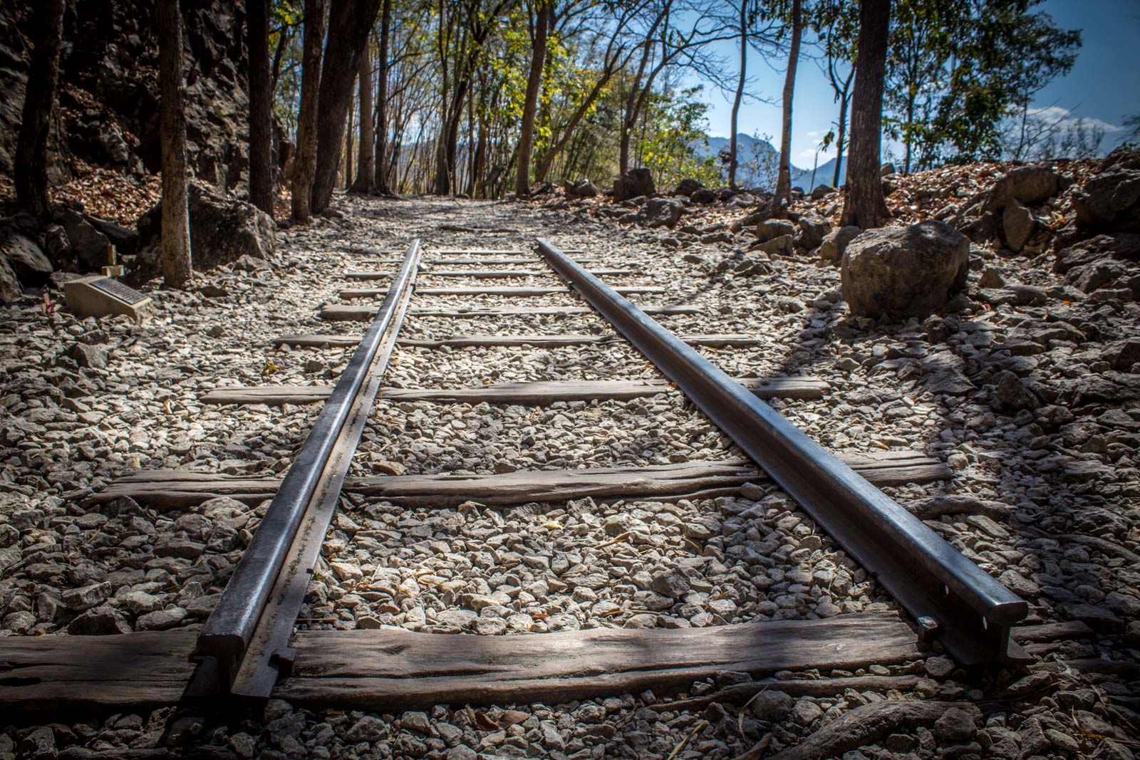 Hellfire Pass, Thailand Burma Railway War Memorial near Kanchanaburi, Thailand