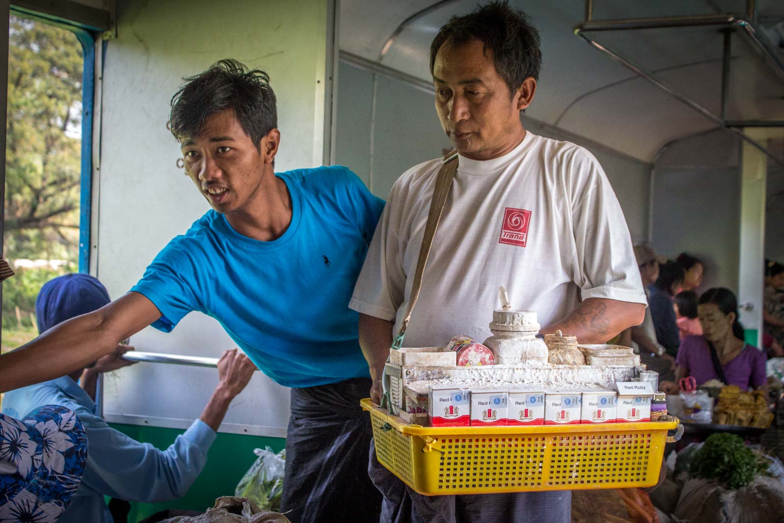 Circle Line Train, Yangon, Myanmar