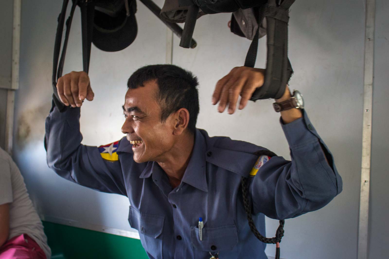 Circle Line Train, Yangon, Myanmar