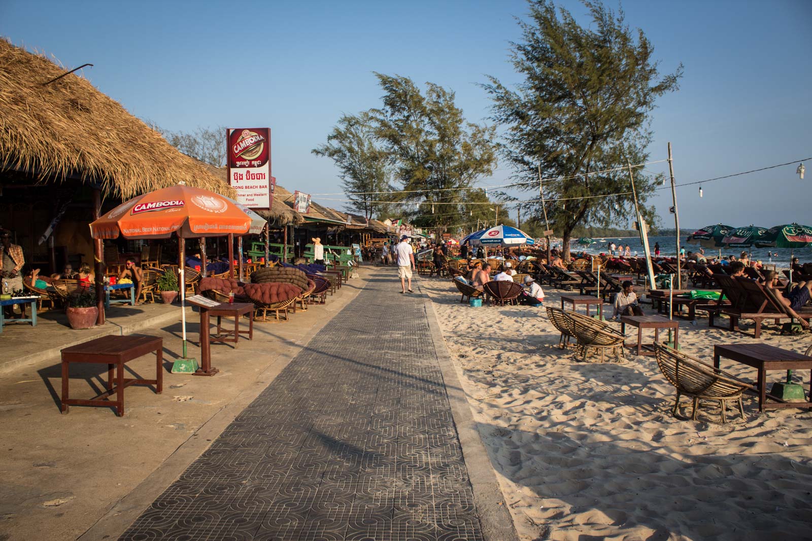 Backpackers And Bars At Sihanoukville Cambodia Sihanoukville Cambodia Serendipity Beach Bars Parties Backpackers In