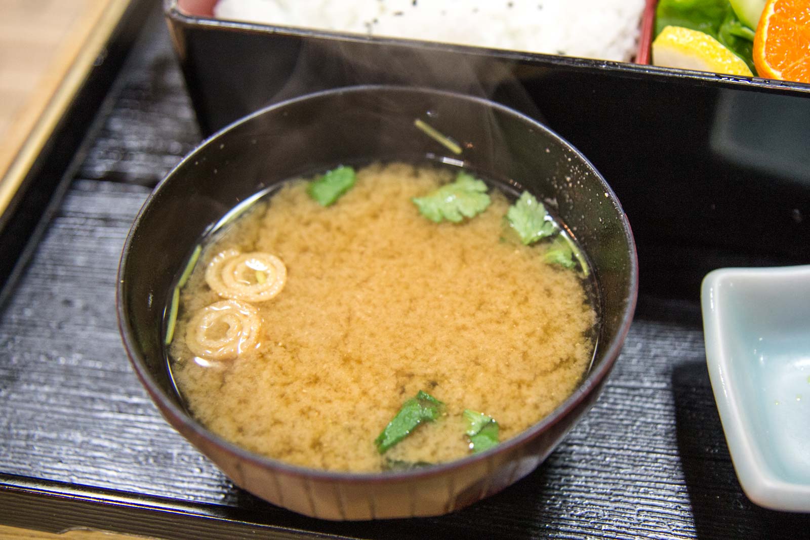 Miso soup Japanese food and Japanese dishes