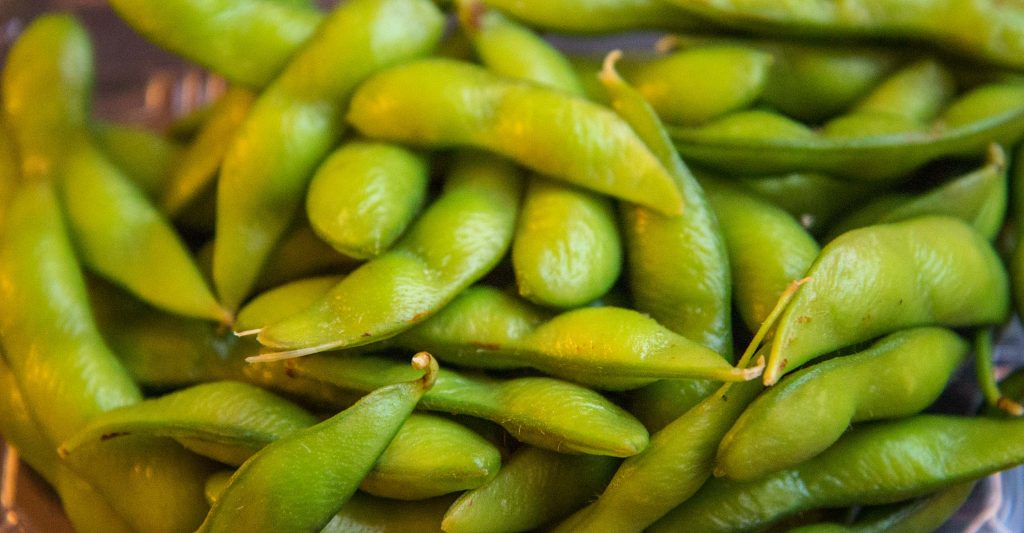 Edamame Japanese food and Japanese snacks