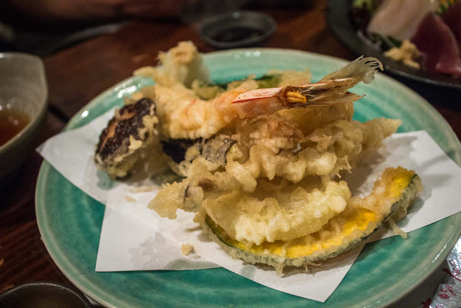 Tempura Japanese food and Japanese dishes