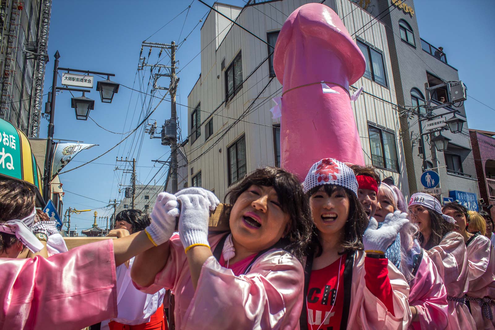 Japanese Penis Festival in Kawasaki: Kanamara Matsuri, Japan.