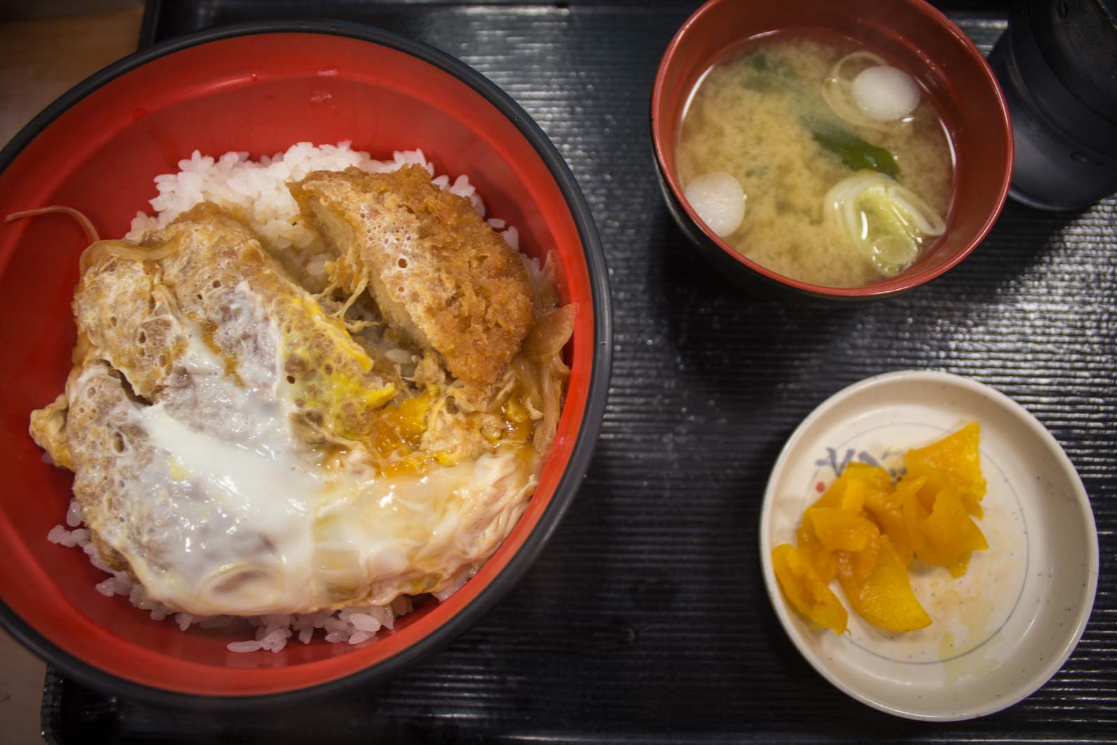 Katsudon Japanese food and Japanese dishes
