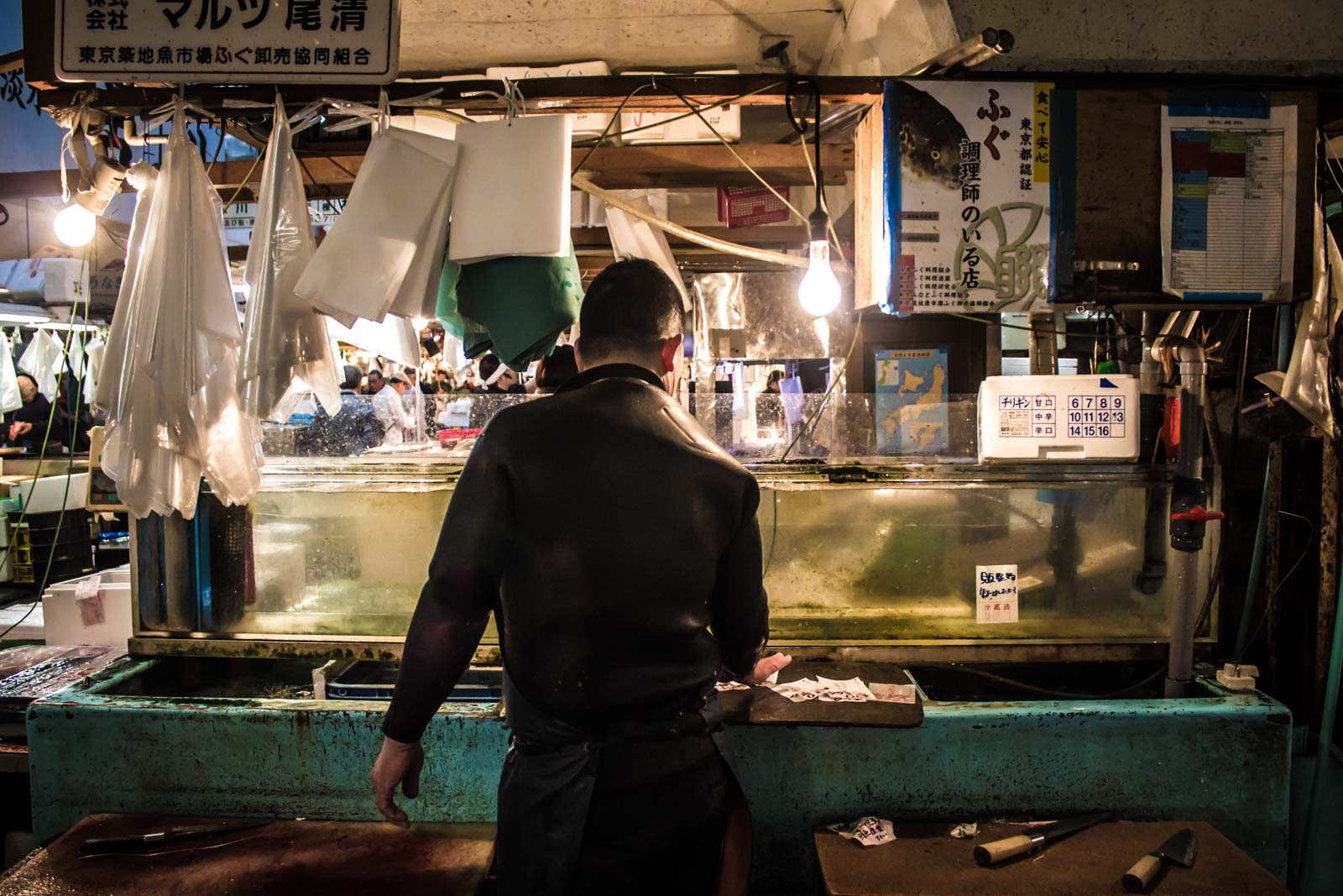 Tsukiji Fish Market, Tokyo, Japan