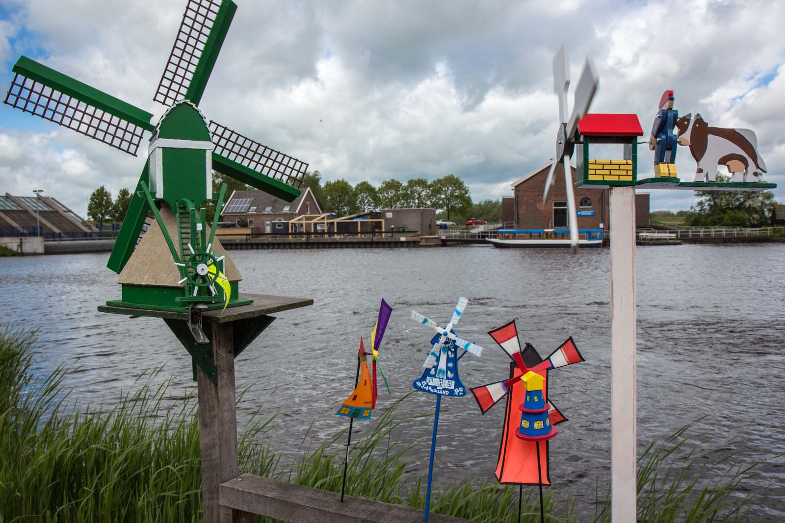 Kinderdijk, Windmills near Rotterdam, The Netherlands