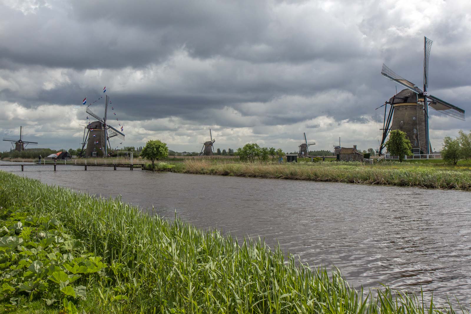 Kinderdijk, Windmills near Rotterdam, The Netherlands