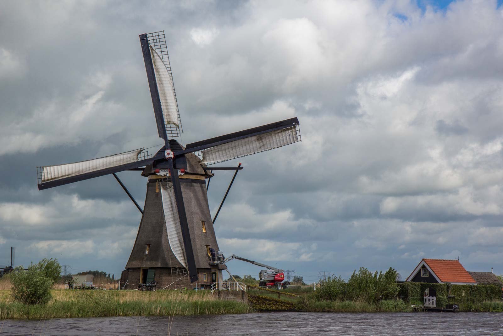 Kinderdijk, Windmills near Rotterdam, The Netherlands