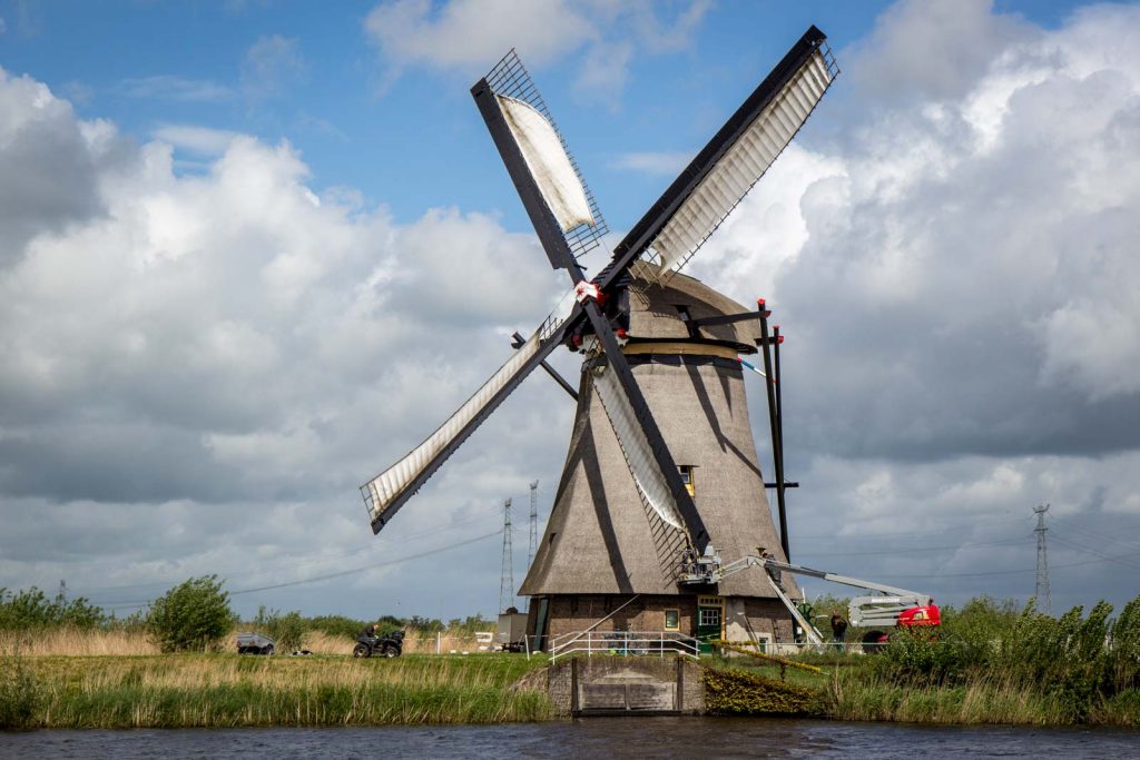 Kinderdijk, Windmills near Rotterdam, The Netherlands