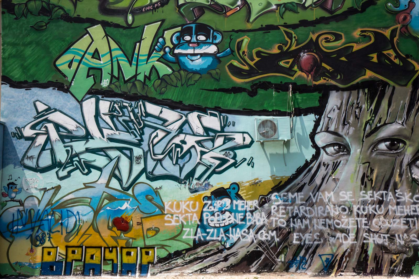 belgrade street art, graffiti in serbia