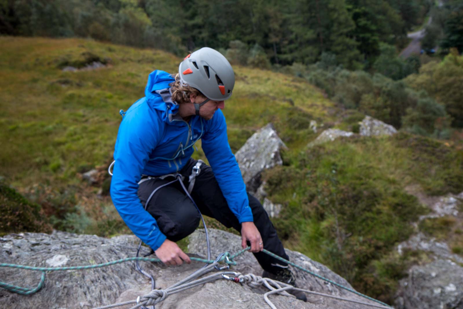 Rock climbing in Scotland Adventure travel near Edinburgh