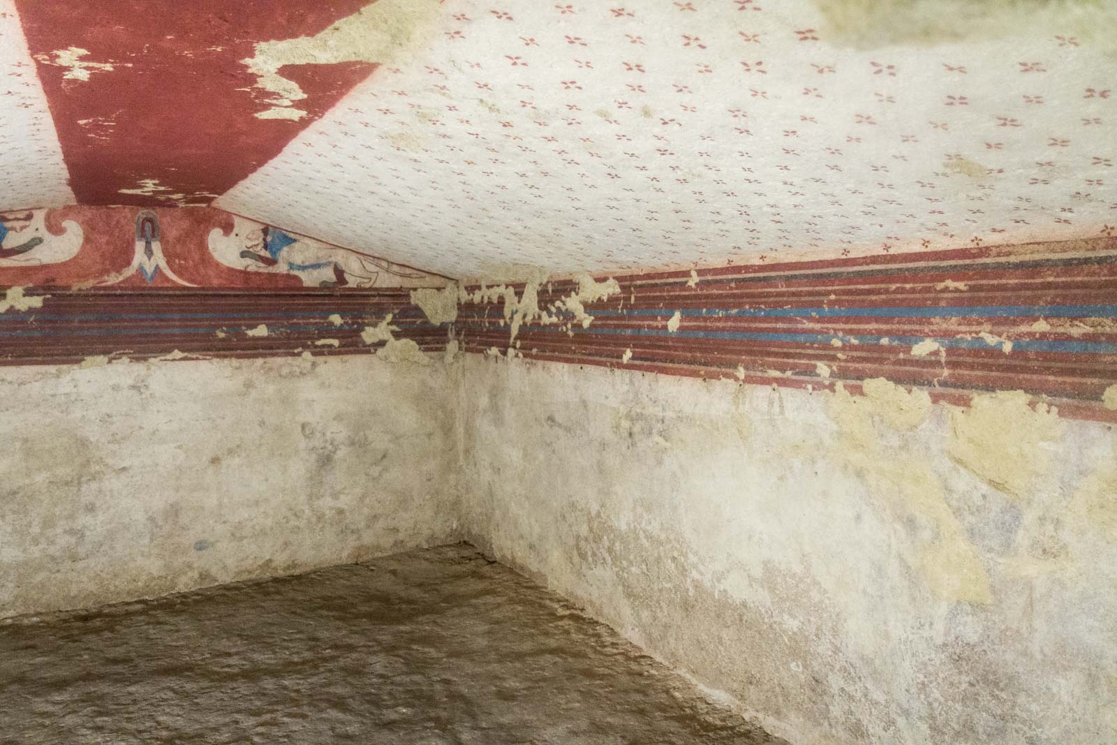 Etruscan tombs at Tarquinia, Italy
