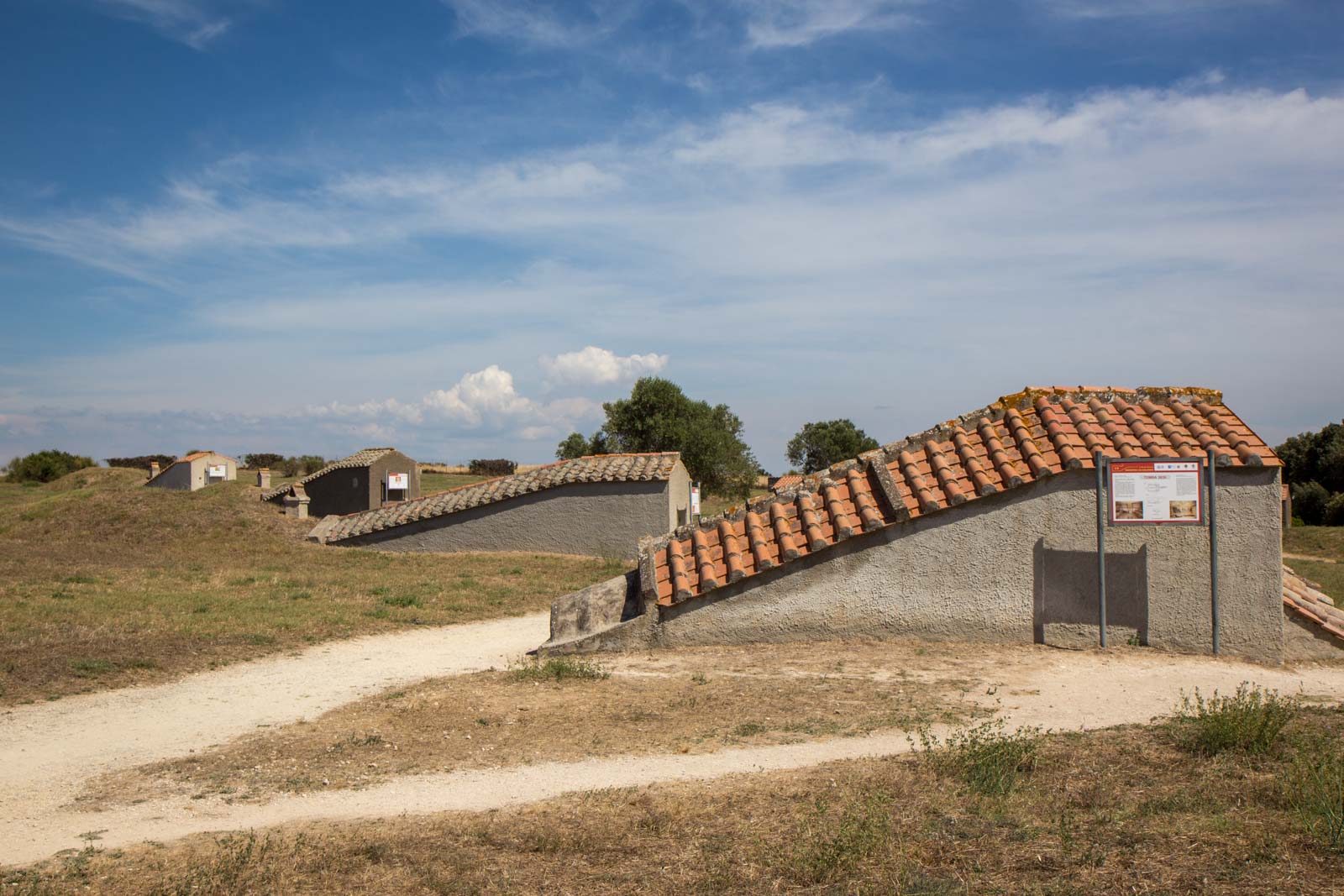 Etruscan tombs at Tarquinia, Italy