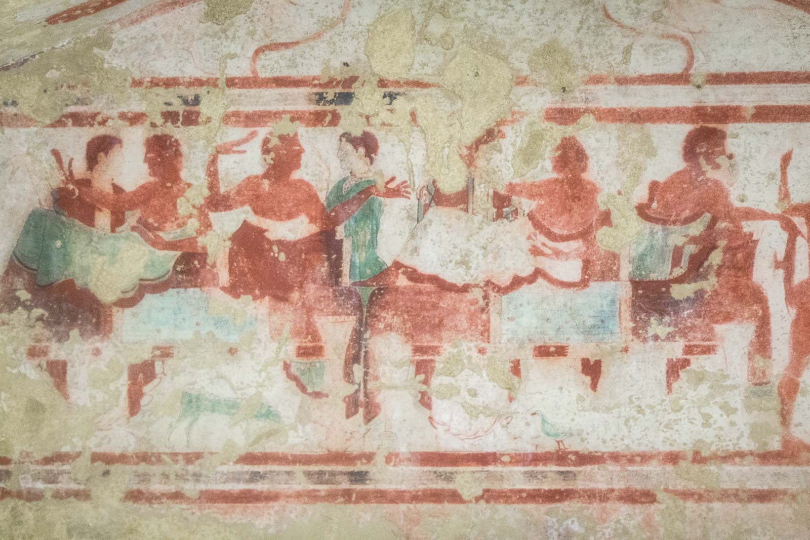 Etruscan tombs at Tarquinia, Italy
