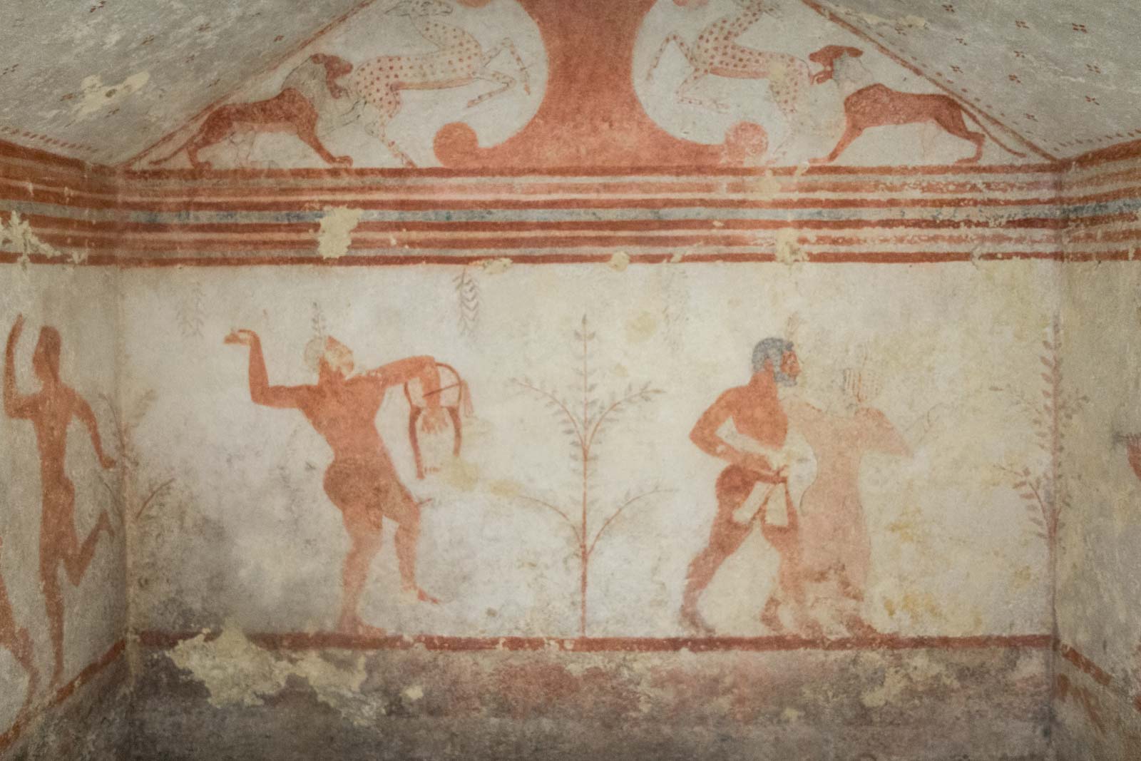 Etruscan tombs at Tarquinia, Italy