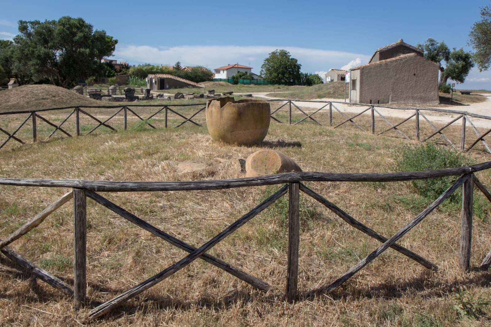 Etruscan tombs at Tarquinia, Italy