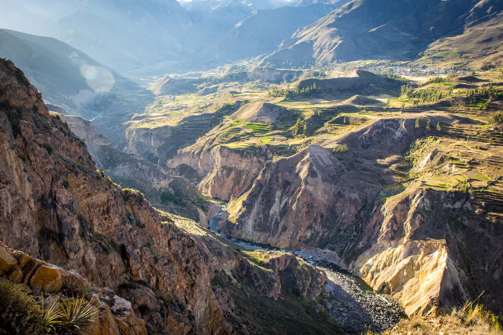 Visiting Colca Canyon Near Arequipa Peru