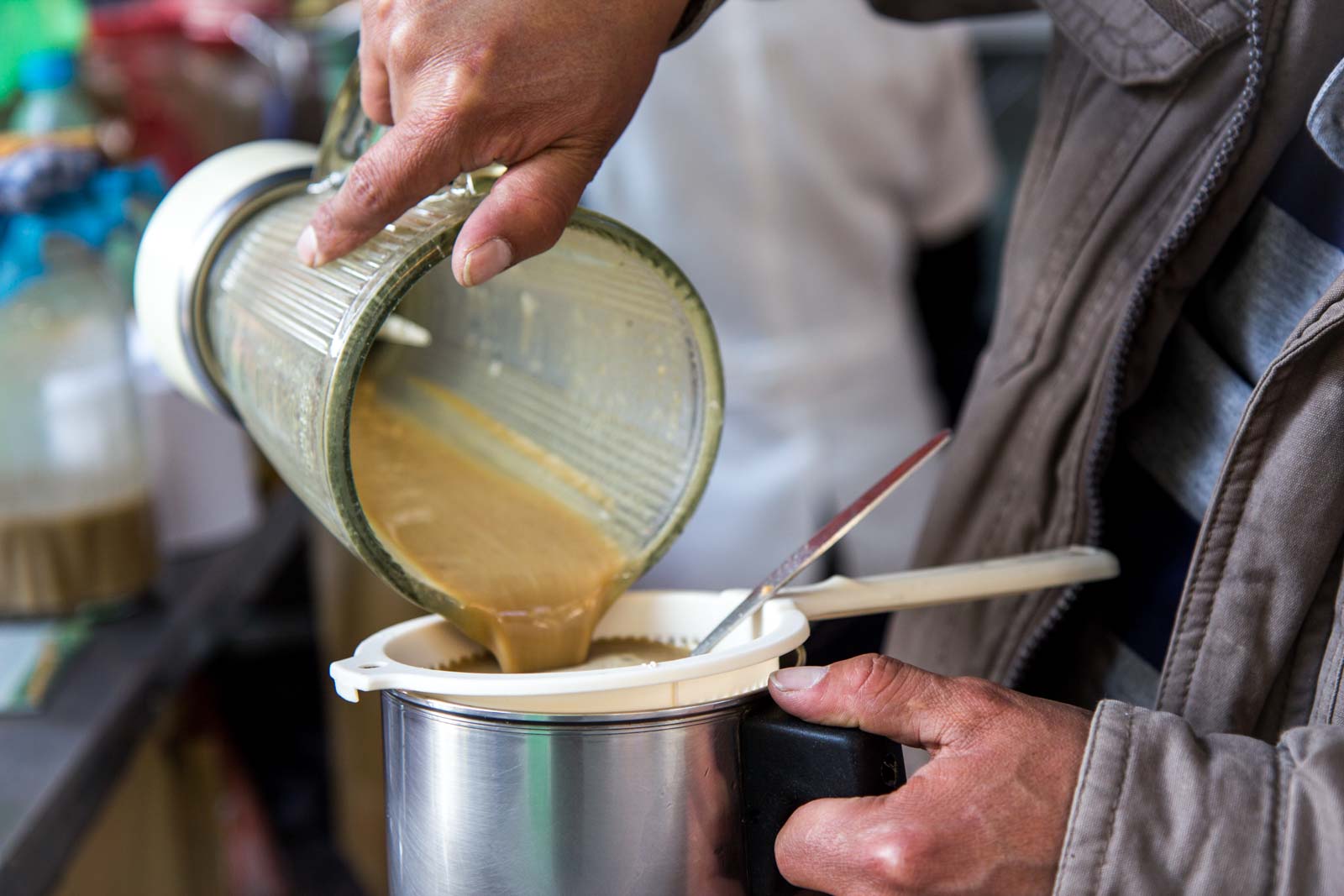 Frog juice, Arequipa, Peru