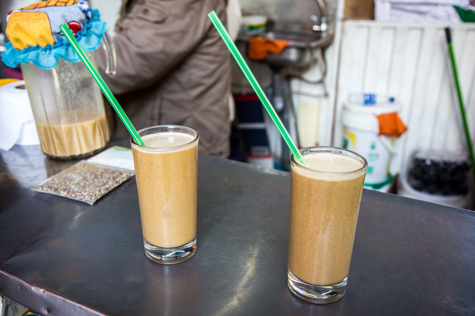 Frog juice, Arequipa, Peru