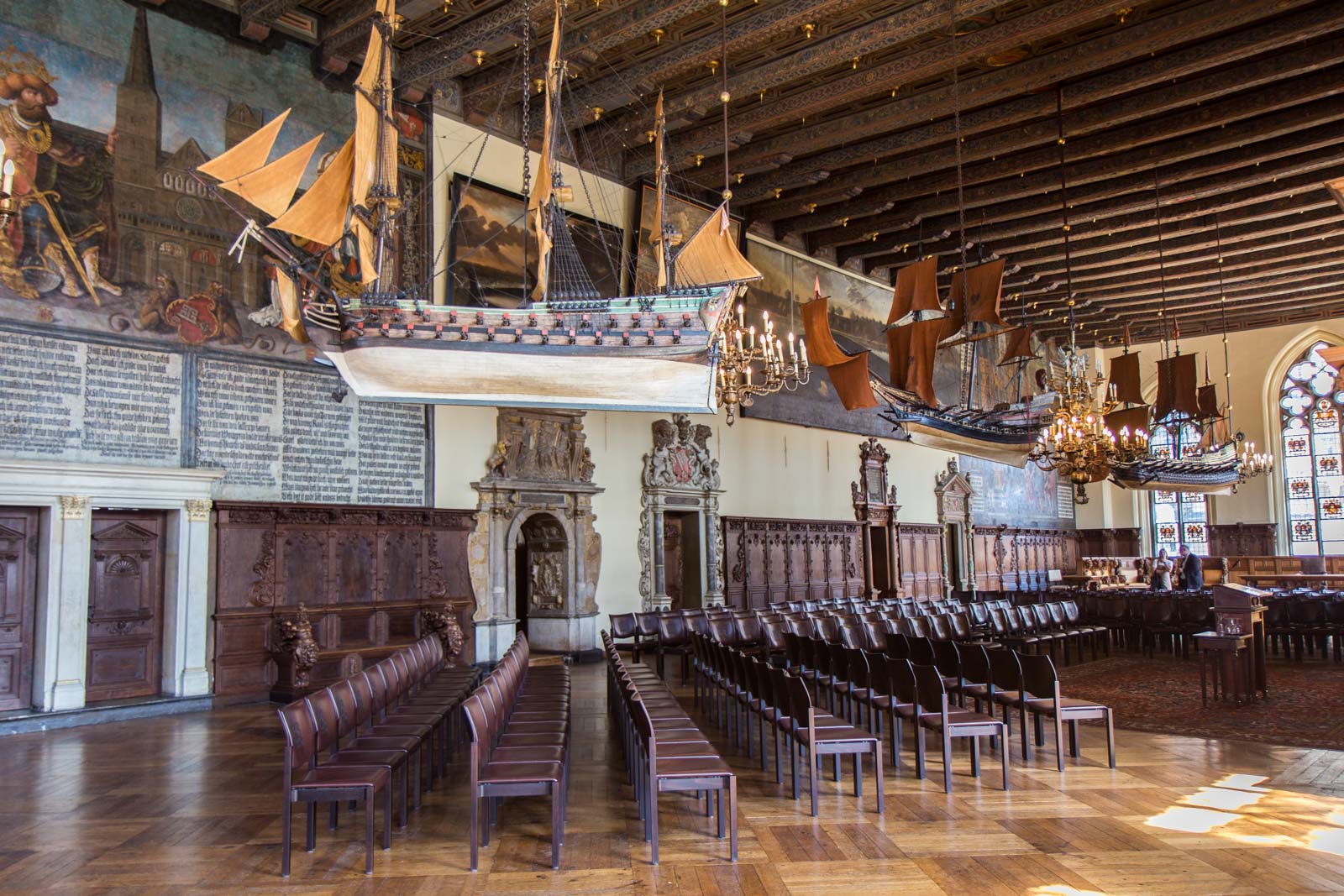 Town Hall and Roland on the Marketplace of Bremen, Germany