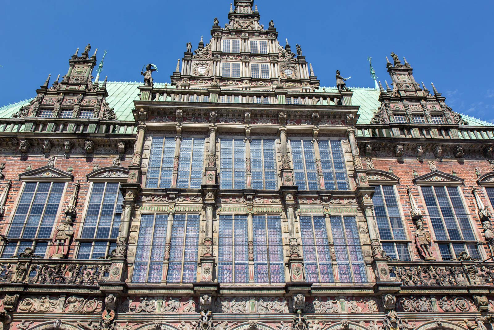 Town Hall and Roland on the Marketplace of Bremen, Germany