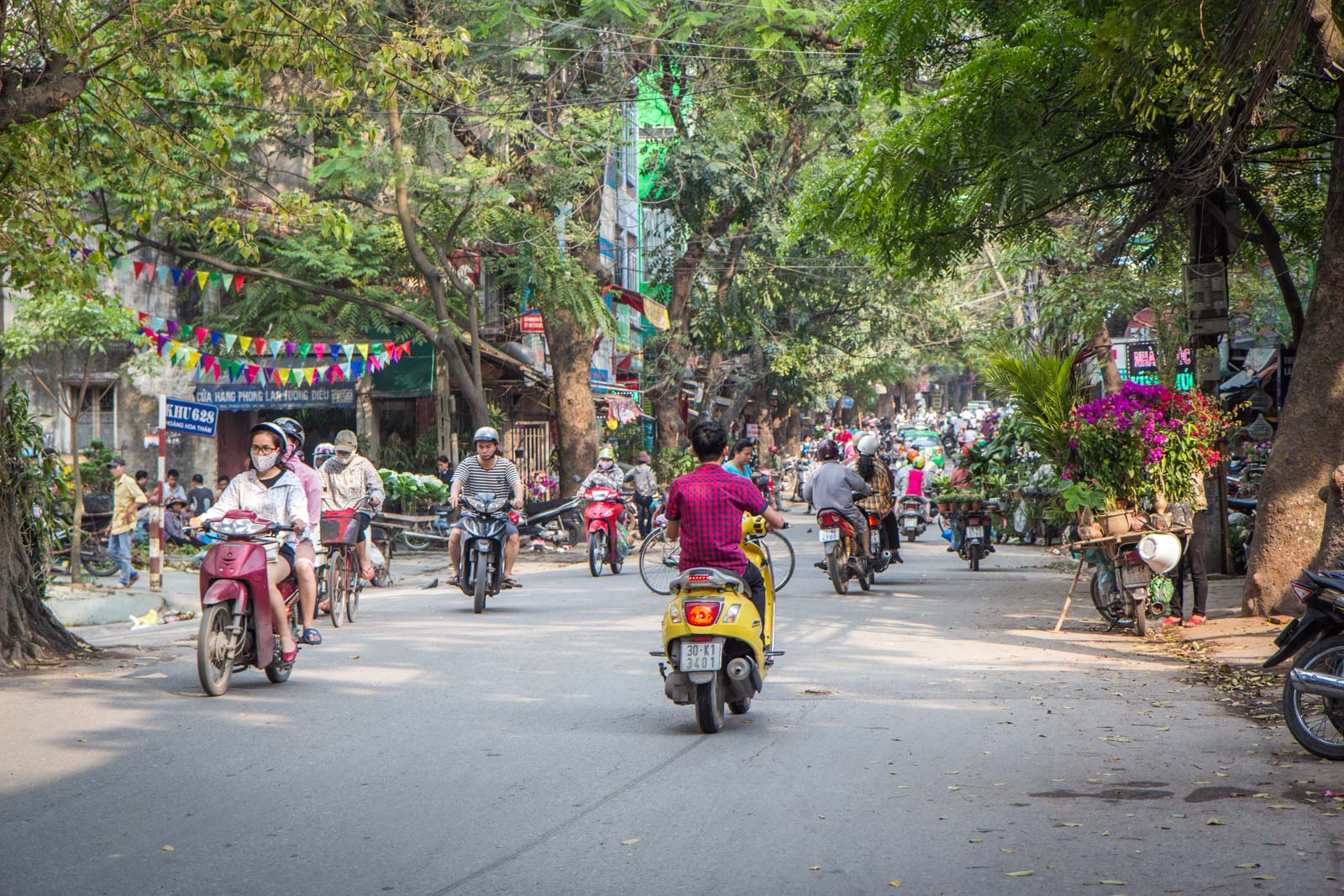Prettiest Street in Hanoi, Vietnam