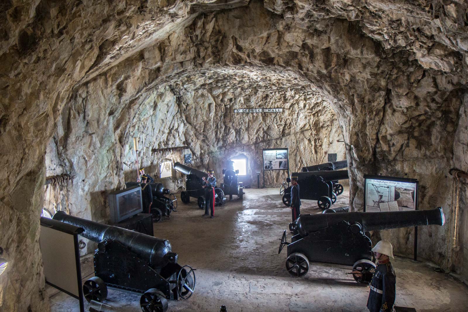 The Great Siege Tunnels, Rock of Gibraltar