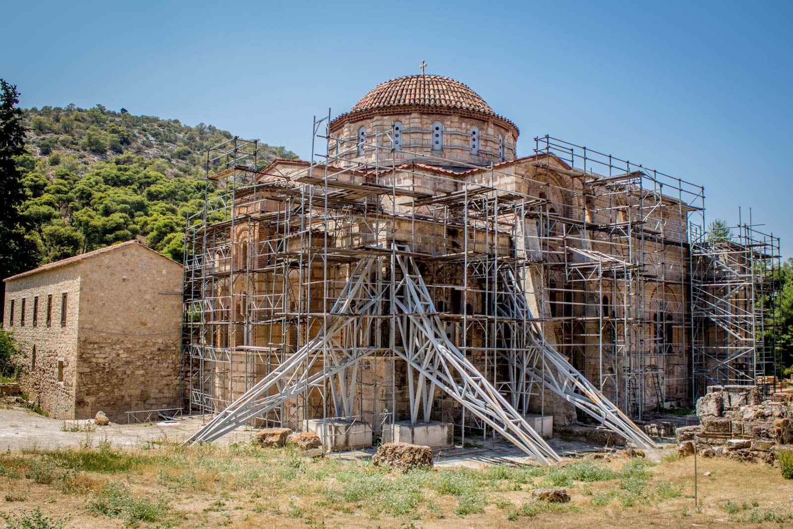 Daphni Monastery, Athens, Greece