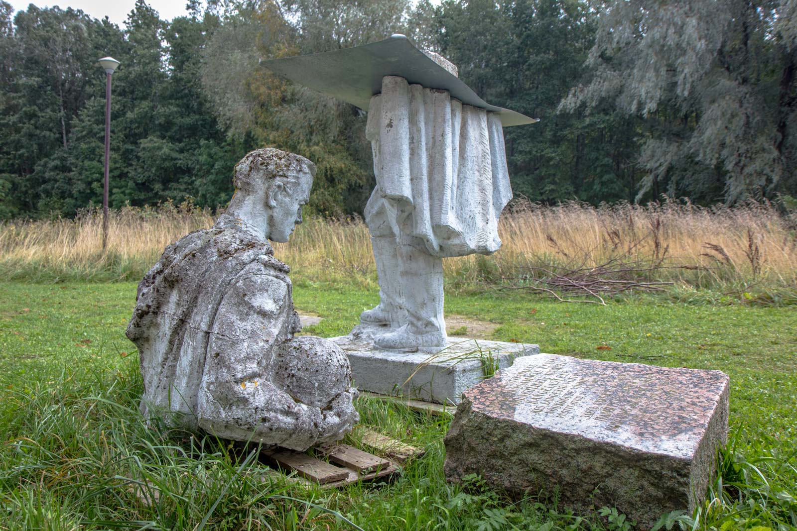 Soviet statue graveyard in Tallinn, Estonia